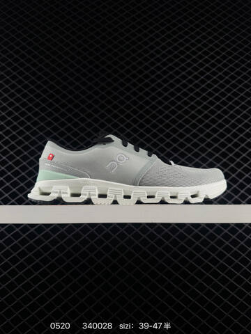 On Cloud X 4 Grey Black White Mint EU 39-47 Running Shoe Running Sneakers - Unisex (BS-85264)