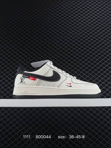 Nike Air Force 1 Low White Cream With Grey Accents EU 36-45 Casual - Unisex (BS-74258)