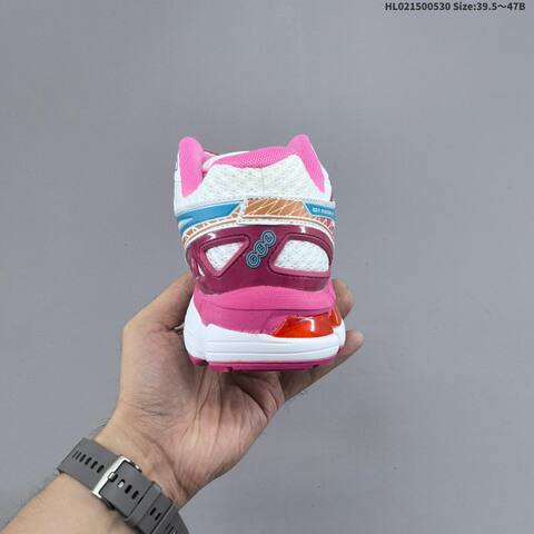 ASICS GEL-KAYANO 20 White Pink Blue Burgundy 39 5-47 Running Shoe Running Sneakers - Unisex (BS-68787)