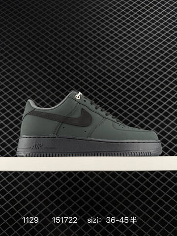 Nike Air Force 1 Low Dark Green Black EU 36-45 5 Casual - Unisex (BS-73927)