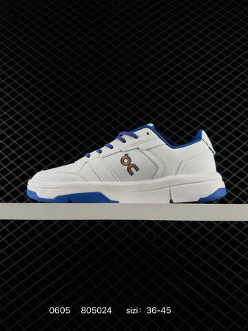 On THE ROGER CH White Blue Orange EU 36-45 Sneaker Casual Sneakers Unisex BS-85198