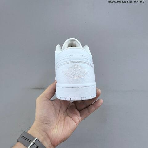 Jordan Air Jordan 1 Low Triple White EU 36-46 Basketball - Unisex (BS-66078)