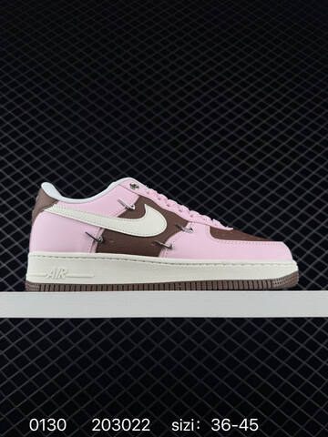 Nike Air Force 1 07 LV8 White White-red 36-45 Lifestyle - Unisex (BS-72881)