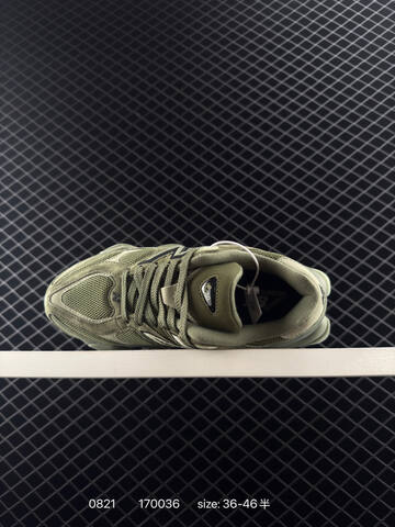 New Balance 9060 Olive Green Black Light Green EU 36-46 Sneaker - Unisex (BS-82934)