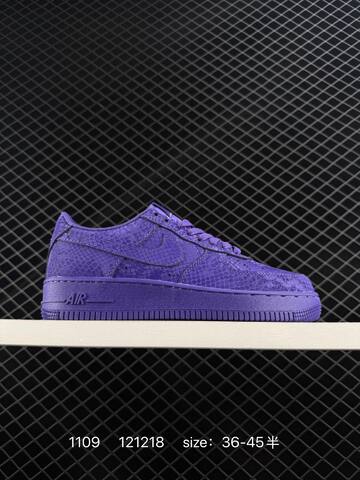 Nike Air Force 1 07 Black Purple Red White Snake Print EU 36-45 Lifestyle - Unisex (BS-74280)