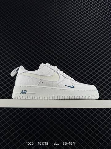 Nike Air Force 1 Low White Blue EU 36-45 5 Lifestyle - Unisex (BS-74579)