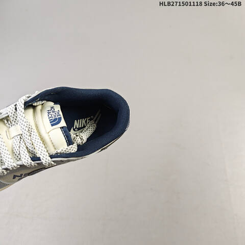 Nike SB Dunk Low Retro DIY The North Face Sail Grey Navy White EU 36-45 Skate Shoe - Unisex BS-63512
