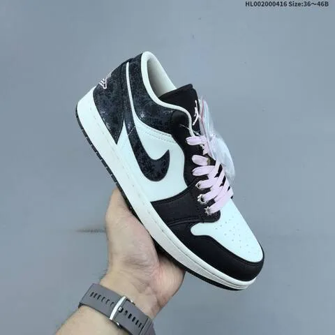 Jordan Air Jordan 1 Low SE Black White Pink EU 36-46 Lifestyle - Unisex BS-66169