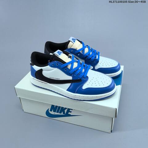 Nike Air Jordan 1 Low Travis Scott Reverse Mocha Black White Mocha EU 36-45 Casual - Unisex (BS-67097)