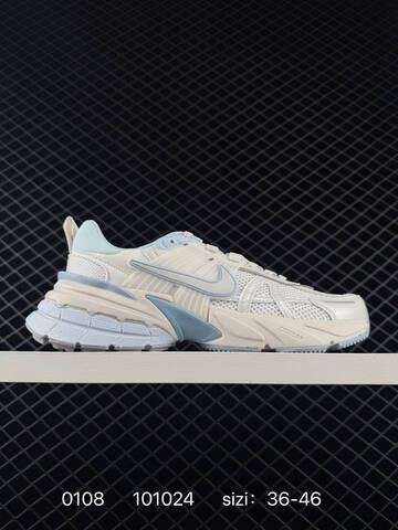 Nike V2K Run White Silver Cream Black EU 36-46 Running - Unisex (BS-73258)
