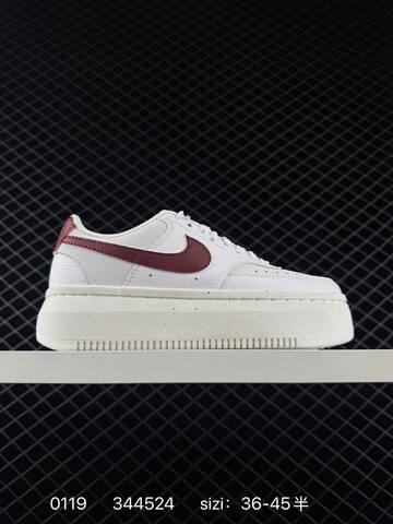 Nike Court Vision Alta Black White EU 36-45 Casual - Unisex (BS-73079)