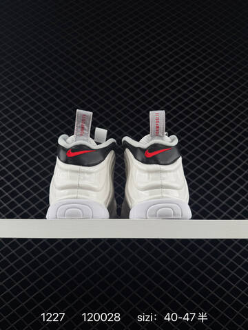 Nike Foamposite One White Black Red EU 40-47 5 Basketball - Men's (BS-73460)