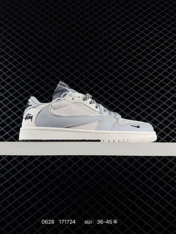Nike SB Dunk Low Grey White Black EU 36-45 5 Skate - Unisex (BS-79064)