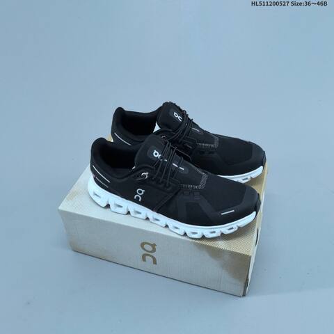 On Cloud 6 Black White EU 36-46 Running Shoe Running Sneakers - Unisex BS-69514