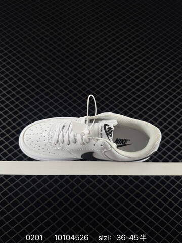 Nike Court Vision Low White Black EU 36-45 5 Casual - Unisex (BS-72853)