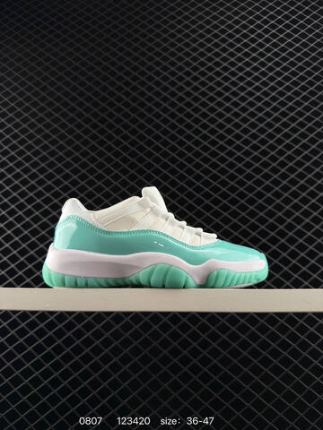 Jordan Air Jordan 11 Retro Low AH7860-103 White Mint Green EU 36-47 Basketball Shoe - Unisex BS-80960