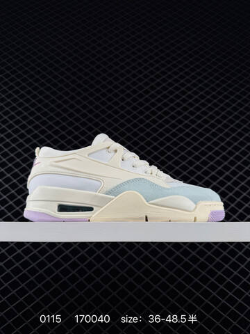 Jordan Air Jordan 4 RM Cream White Light Purple Light Blue EU 36-48 5 Basketball Shoe - Unisex (BS-79829)