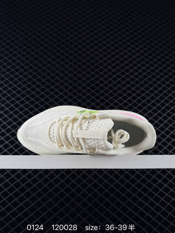 Nike Comfort Ride EasyOn FN0338 Sail White With Blue Swoosh And Pink Midsole Accent EU 36-39 5 Running - Women's (BS-72987)