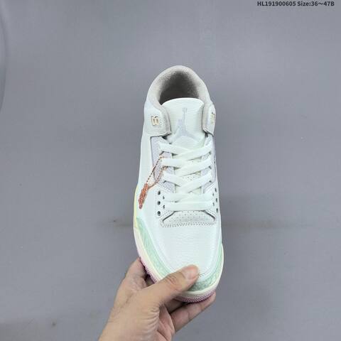 Jordan Air Jordan 3 Retro Sail And Jade Aura EU 36-47 Basketball - Unisex (BS-65802)