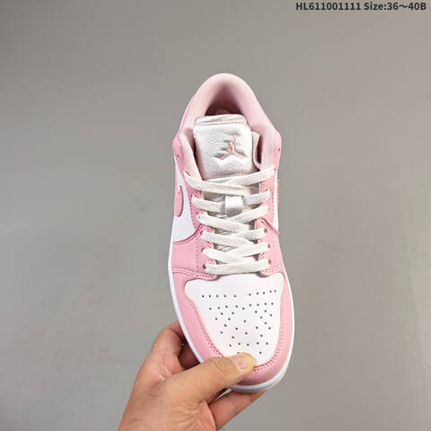 Jordan Air Jordan 1 Low Pink White EU 36-40 Basketball - Unisex (BS-63854)
