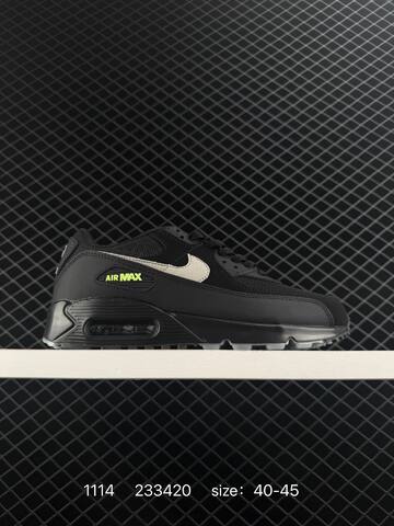 Nike Air Max 90 Gray Black Yellow EU 40-45 Lifestyle - Men's (BS-74208)