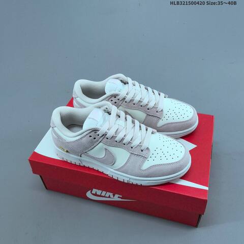 Nike Dunk Low Light Pink White 35-40 Casual - Unisex (BS-66114)