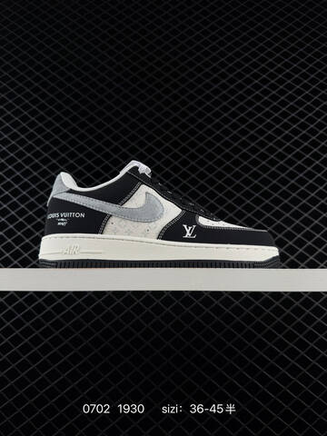 Nike Air Force 1 07 Low Off White Dark Navy Black Grey EU 36-45 Sneaker - Unisex (BS-70477)