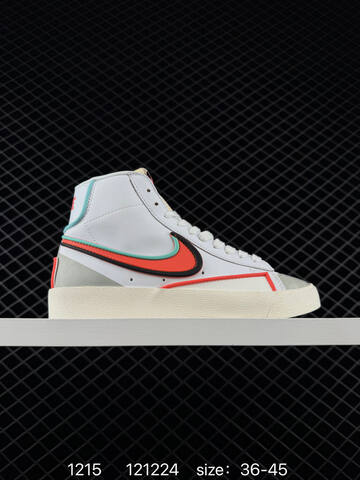 Nike Blazer 77 Infinite Black White Red Teal EU 36-45 Lifestyle - Unisex (BS-73683)