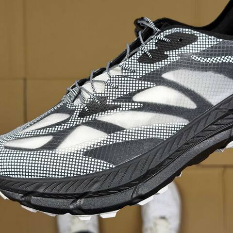 HOKA Mafate Speed 4 LITE Black White Trail Shoe Trail Running Sneakers (BS-86939)