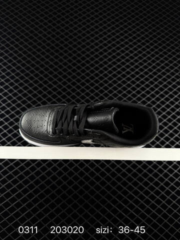Nike Air Force 1 07 Low Black White EU 36-45 Casual - Unisex (BS-72689)