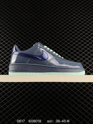 Nike Air Force 1 07 Dark Blue Dark Purple Mint Green EU 36-45 Sneaker - Unisex (BS-70725)