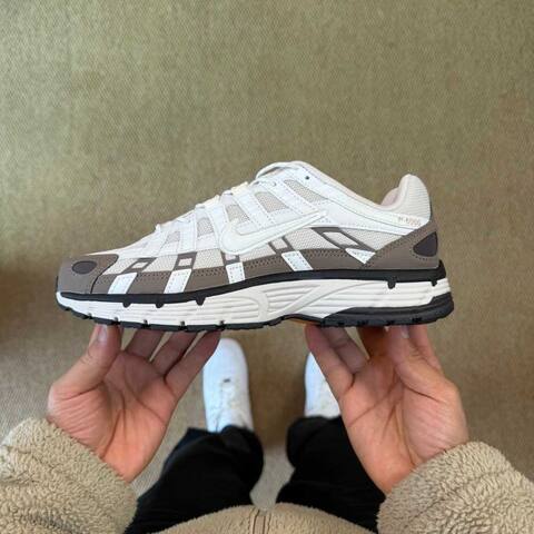 Nike P-6000 White Brown Black EU 40 Running - Men's (BS-87031)