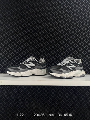 New Balance 9060 Black Grey Off White EU 36-45 Sneaker - Unisex (BS-82567)