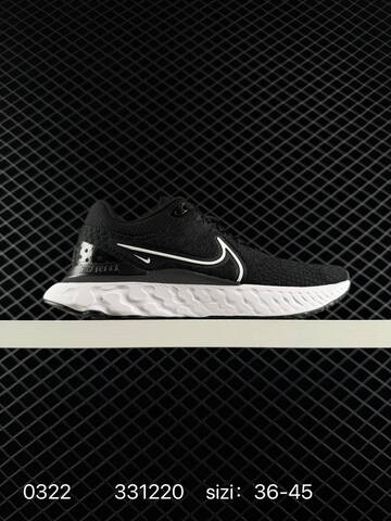 Nike Zoom React Infinity Run Flyknit 3 White Black Cream Multicolor 36-45 Running - Unisex (BS-72513)