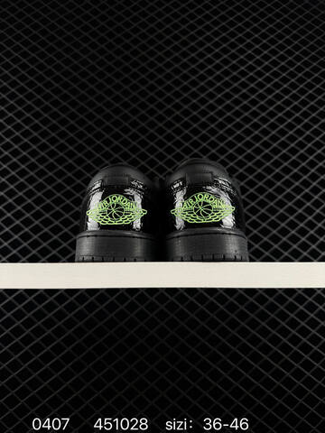 Jordan Air Jordan 1 Low Black Neon Green EU 36-46 Sneaker - Unisex BS-79540