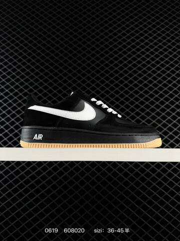 Nike Air Force 1 07 Low IB6388-200 Black White Gum EU 36-45 Sneaker - Unisex (BS-70694)