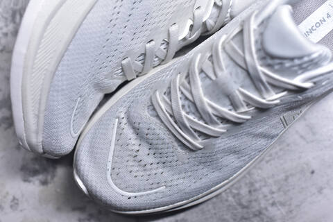 HOKA Rincon 4 White Light Grey Running Shoe Running Sneakers (BS-59404)