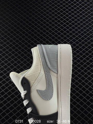 Jordan Air Jordan 1 Low Off White Black Light Grey Sail EU 36-46 Sneaker - Unisex BS-80992
