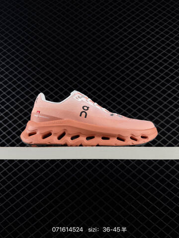 On Cloudtecphase Peach White Gray EU 36-45 Running Shoe Running Sneakers - Unisex (BS-85035)
