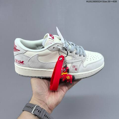 Nike Air Jordan 1 Low White Navy Red Gold EU 36-45 Lifestyle - Unisex BS-65889