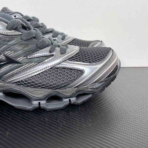 Mizuno Wave Prophecy LS A251103 Black Metallic Silver Dark Gray Running Shoe Running Sneakers (BS-86783)