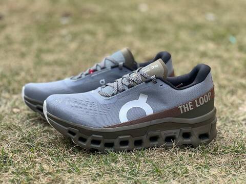 On Cloudmonster 2 PLS TL 3MF10493192 Mist Blue Olive Brown White US 8 EU 41 UK 7 5 JP 26 Running Shoe Running Sneakers - Men s BS-86986