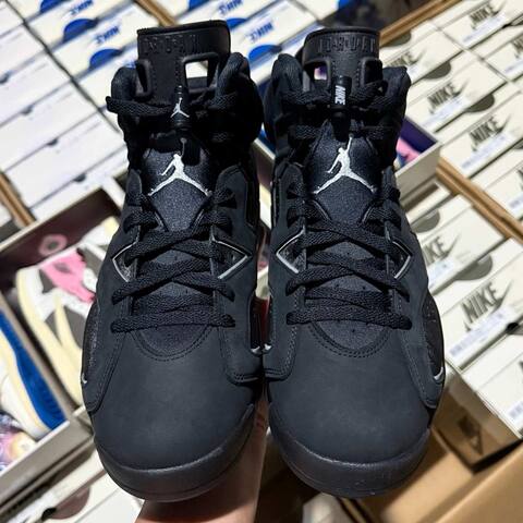 Jordan Air Jordan 6 Cap And Gown IR2266-010 Black Metallic Silver Basketball Shoe (BS-87299)