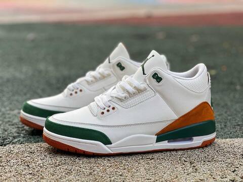 Jordan Air Jordan 3 Retro OG SP SoleFly Miami IF4491100 Sail Gorge Green Orange US 13 UK 12 BR 46 EUR 47 5 Cm 31 Basketball Shoe - Unisex (BS-87349)
