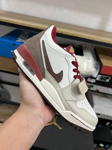 Jordan Air Jordan Legacy 312 Low IQ9783 121 Sail Metallic Light Chocolate Red White EUR 38 Basketball Shoe - Women's (BS-87351)