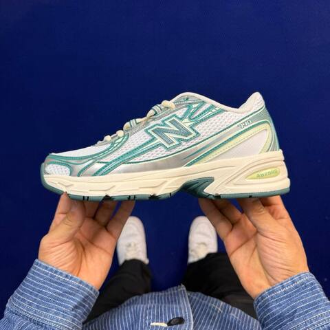 New Balance 740 U740GR2 White Teal Cream Silver USA 6 5 UK 6 EUR 39 5 Training Shoe - Women's (BS-87092)