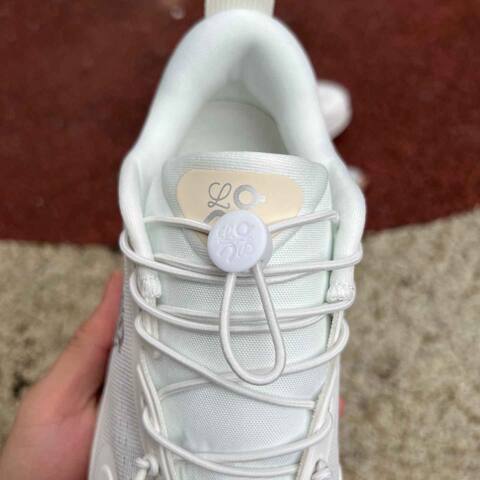 LOEWE x On Cloudsolo 3WF30604607 White Light Grey US 6 EU 37 UK 4 JP 23 Running Shoe Running Sneakers - Women's (BS-86769)