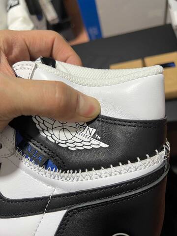 Jordan Union LA x Fragment Design x Air Jordan 1 High II7282-100 White Black Blue Basketball Shoe (BS-87181)
