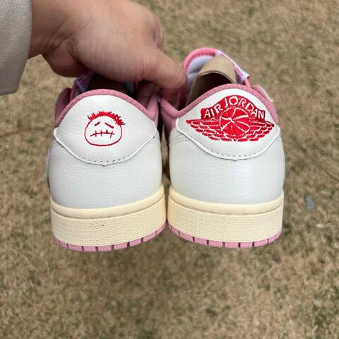 Jordan Air Jordan 1 Low OG SP DM7866 600 Sail University Pink Ridge Rock EU 42 Sneaker - Men's (BS-87200)
