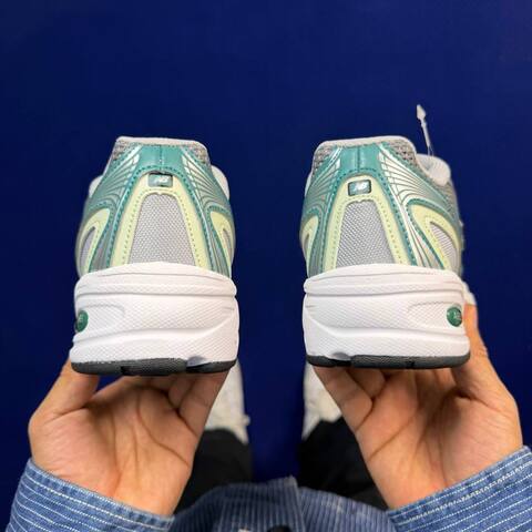 New Balance 740 U740NC2 Grey Silver Mint Green White USA 8 UK 7 5 EUR 41 5 Running Shoe - Men's (BS-87099)